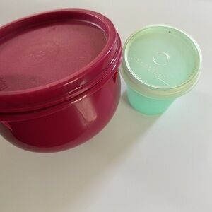 Tupperware 2 mini containers